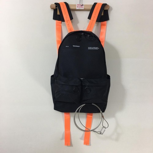Off-White Orange Stripe Backpack